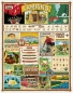 Preview: Cavallini Vintage Puzzle Camping, 1000 Teile