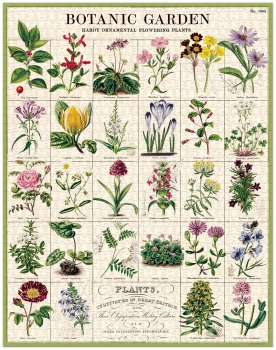 Cavallini Vintage Puzzle Botanic Garden, 1000 Teile