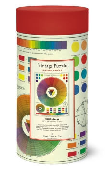 Cavallini Vintage Puzzle Colours, 1000 Teile