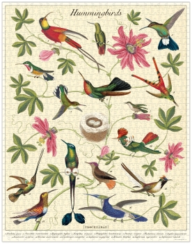 Cavallini Vintage Puzzle Hummingbirds, 1000 Teile