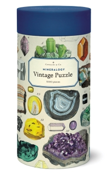 Cavallini Vintage Puzzle Mineralogie, 1000 Teile