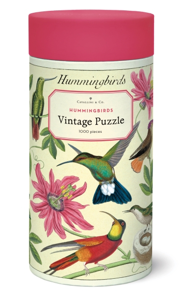 Cavallini Vintage Puzzle Hummingbirds, 1000 Teile