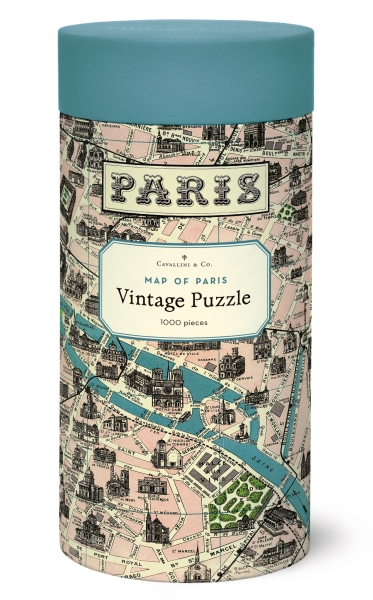 Cavallini Vintage Puzzle Paris, 1000 Teile