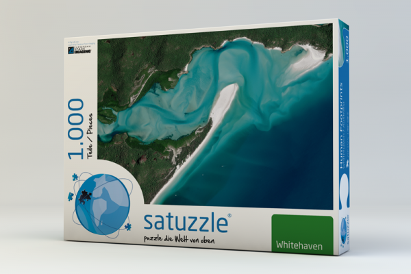 Satellitenbild Puzzle Whitehaven - 1000 Teile